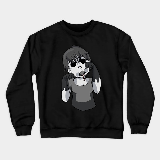 Gloomy's Dinner Crewneck Sweatshirt by Media By Moonlight